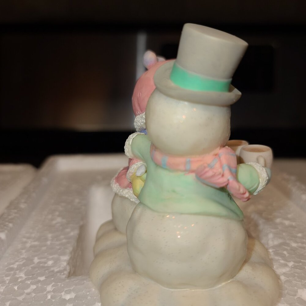 Precious Moments Snowman Couple - Picture 6 of 8